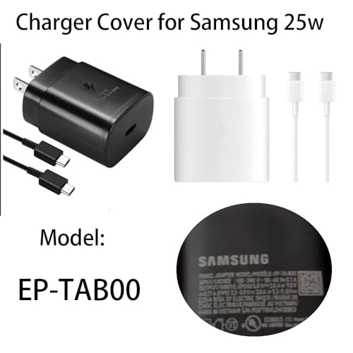 Meyaar Silicone Case for Samsung 25W Single Port USB Type-C Fast Charger - Protective Cover With Wire Saver for Power Adapter (Charger Not Included) (Pink Kitty) - Image 2