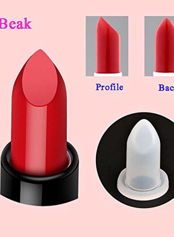 AKOAK 9 Pcs/Set Simple DIY Lipstick Mould,Creative and Lovely Various Shapes of Lipstick Making Mould for 12.1mm Lipstick Tube,Nail/Flower/Beak/Diamond - Image 4