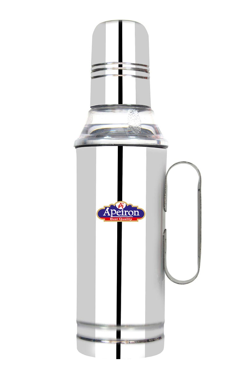 Apeiron Stainless Steel Nozzle Oil Dispenser with Handle, 500 Ml, Silver, 1 Piece - Image 1