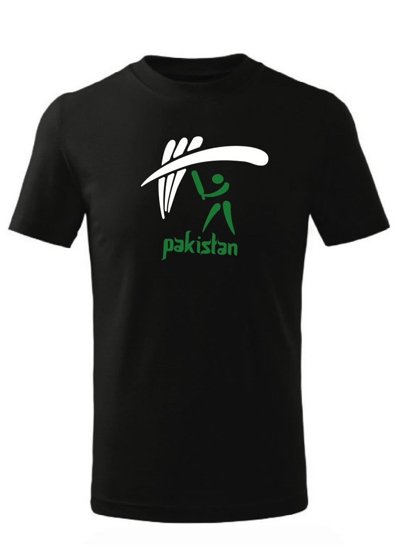 Short Sleeve Round Neck Tshirt for the Pakistan cricket team (Design 5)  - Image 1