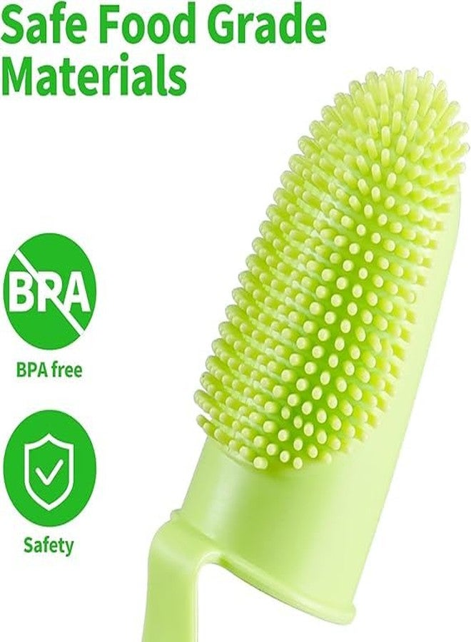 Styllent 3 Pack Toothbrush for Dog, Finger Toothbrush Kit, 135ºSurround Soft Bristles for Easy Teeth Cleaning, Double-Finger Toothbrush Dental Care Suitable For Large To Small Dogs Cats And Small Pets - Image 3