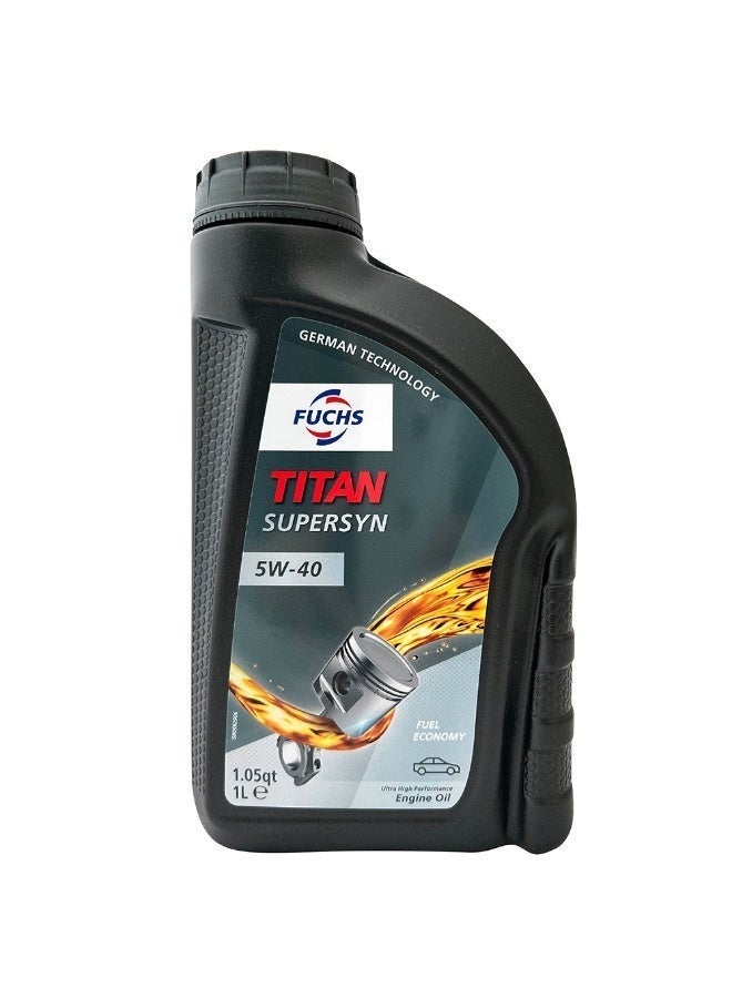 Fuchs 5W-40 Fully Synthetic Engine Oil – Pack 1 Liter * 12 - Image 3