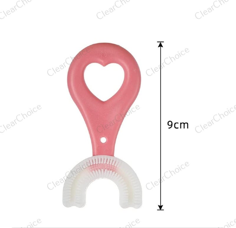 ClearChoice:- U Shaped Toothbrush for Kids Manual For 1-2 Years Mouth-Cleaning Children Toothbrush (Multi color)(1 Pis) - Image 4