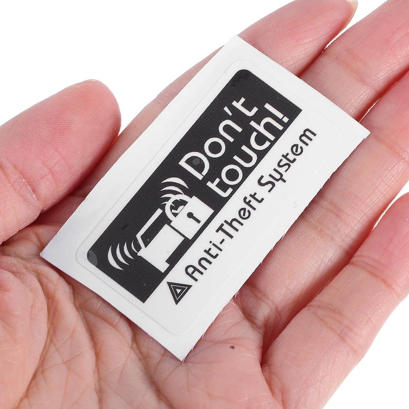 ULTECHNOVO 2pcs Car Door Alert Sticker Vehicle Warning Decal Anti-Theft System Security Notice High Adhesion Do Not Touch Car Sticker for Automotive Exterior Use - Image 4