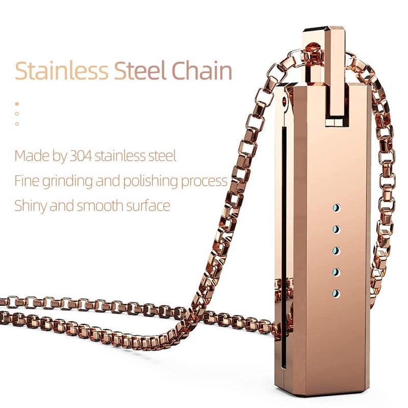 MIJOBS Necklace Compatible with Fitbit Flex 2 Band Stainless Steel Pendant Metal Accessory - Image 2