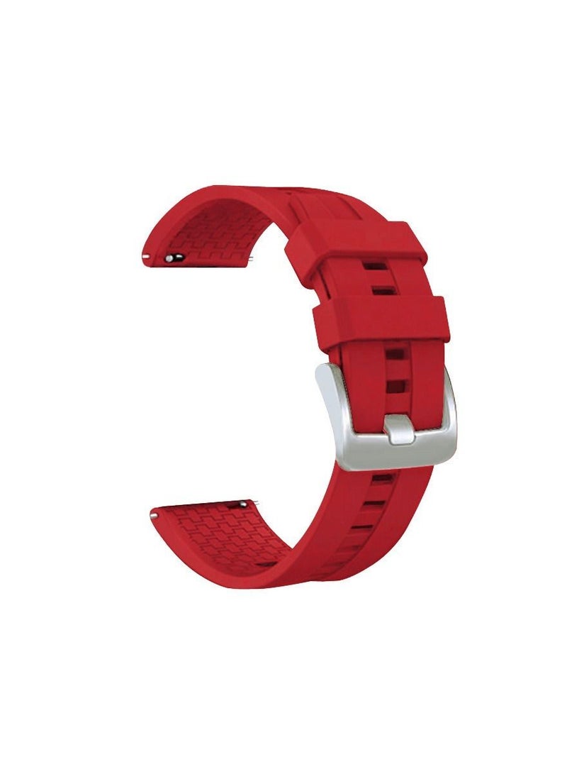 فون بلانيت Soft Silicone Watch Band Compatible with Samsung Galaxy 3 Gear S3 Frontier/Amazfit Bip/Active Huawei GT 2/2E Bracelet 20-46mm - Image 2