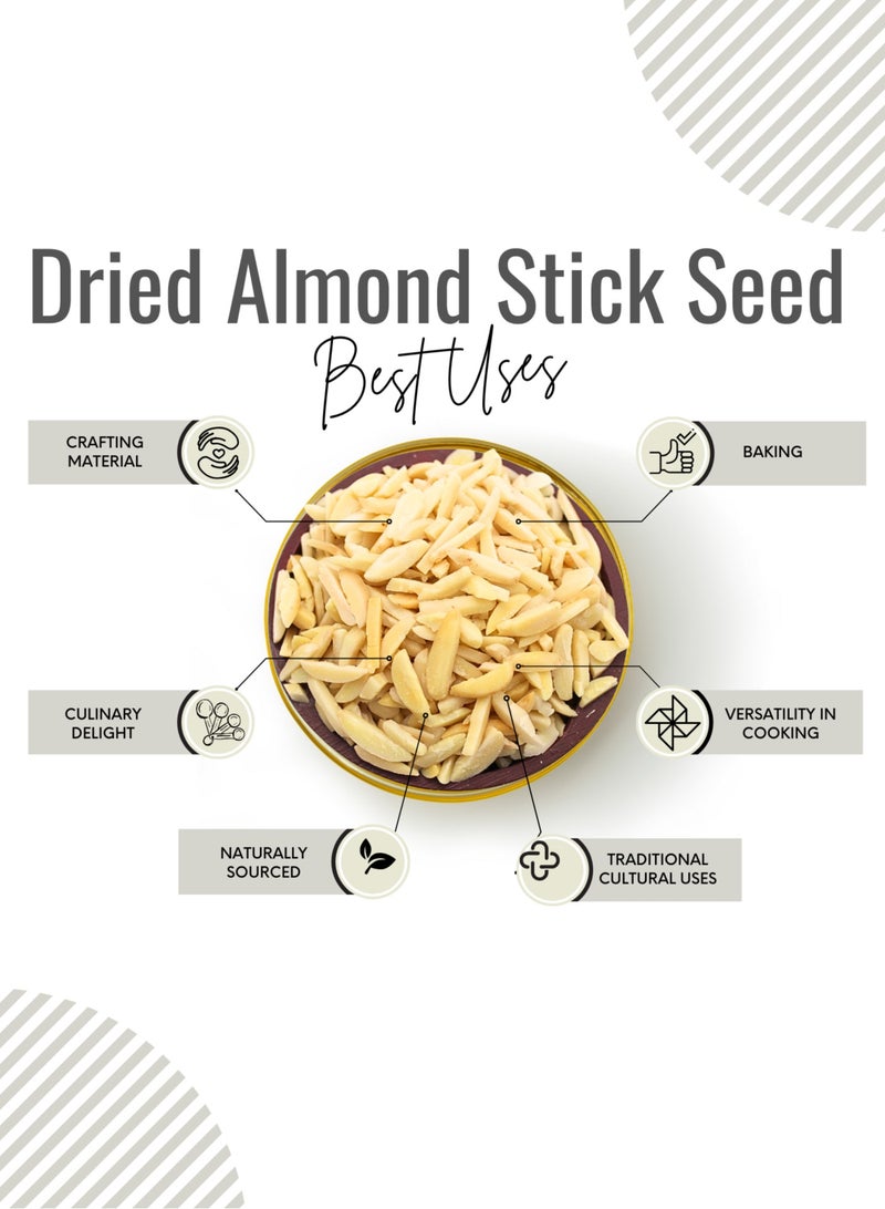 أباميك أوافي ميل أعواد اللوز المجففة | مكون عطري طبيعي للاستخدامات الطهي والحرف اليدوية - Image 3