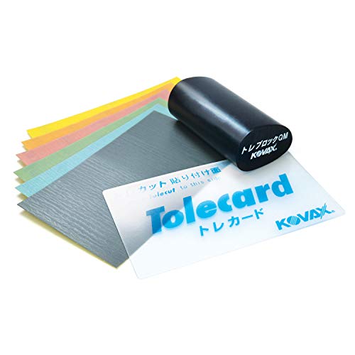 Eagle Abrasives Tolecut Starter Kit - Full Sheet QM, PSA Sanding Sheets for Nibs, Runs and Imperfections, SP9739, K800 - K3000, 10 Sheets + 1 Toleblock + 1 Tolecard - Image 1