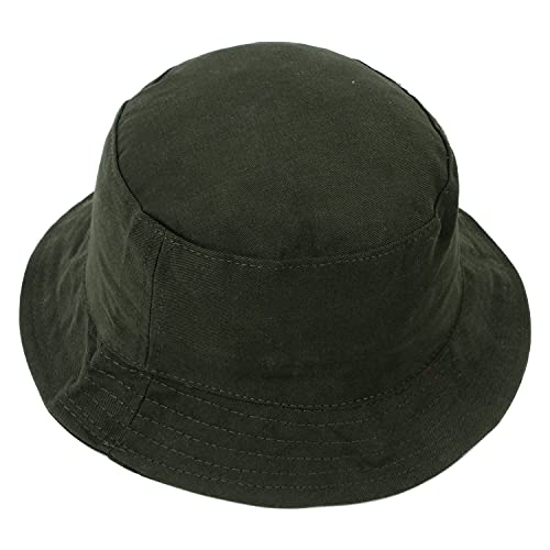 Zacharias Men's & Women's Cotton Bucket Fishermen Beach Cap Hat (Pack of 1) (X-01) (Green) - Image 2