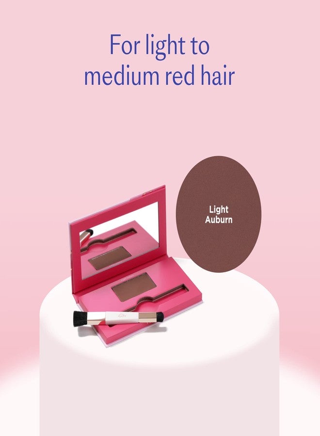 eSalon Root Touch Up + Brow Powder, Conceal & Cover (Light Auburn) - Hairline Powder for Women - Scalp Concealer & Filler for Thinning & Gray Hair Coverage - Creates Thicker & Fuller-Looking Hair - Image 3