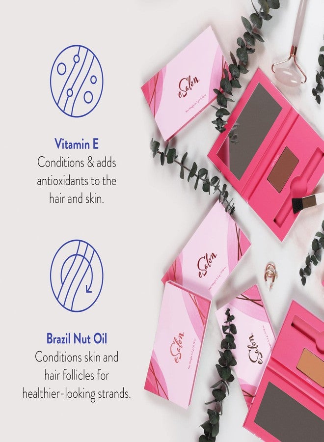 eSalon Root Touch Up + Brow Powder, Conceal & Cover (Light Auburn) - Hairline Powder for Women - Scalp Concealer & Filler for Thinning & Gray Hair Coverage - Creates Thicker & Fuller-Looking Hair - Image 5