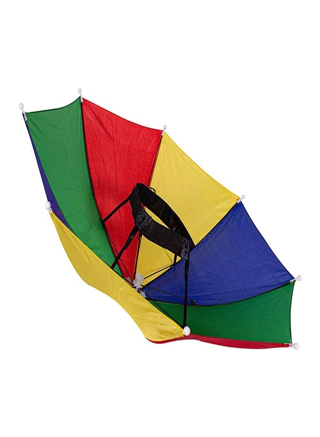 RAINPOPSON Hat Umbrella for kids Girls Hands Free Hat Umbrella for Women & Men School Going Boys Hat Cap Umbrella Protect from Sun & Rain (Multicolor)(Pack of 1 Pcs) - Image 1