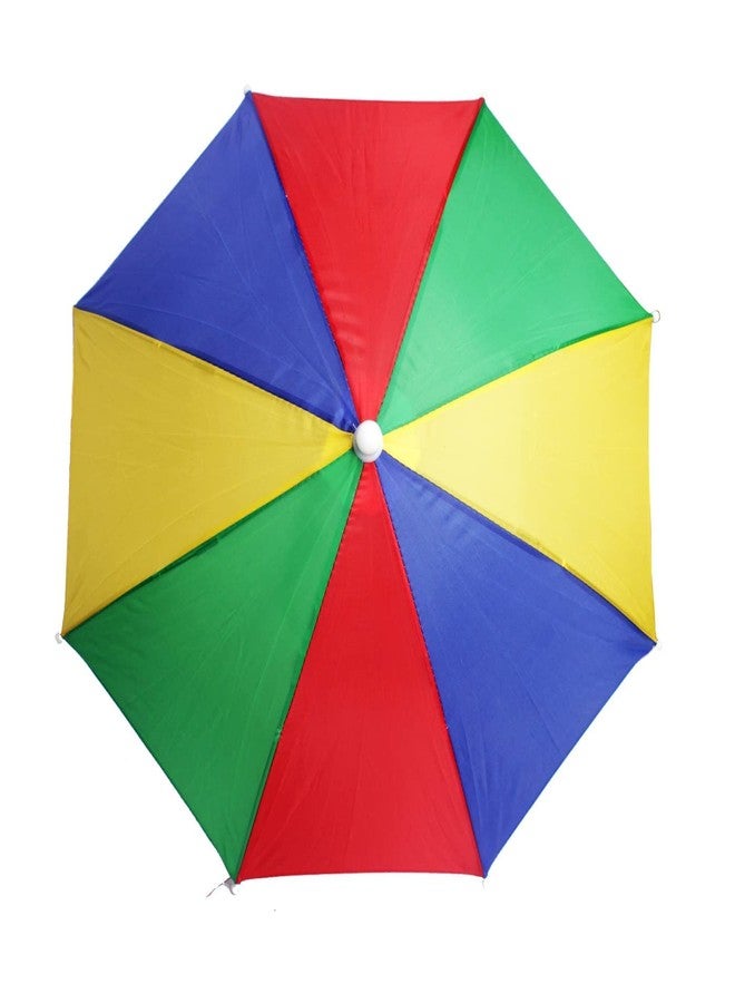 RAINPOPSON Hat Umbrella for kids Girls Hands Free Hat Umbrella for Women & Men School Going Boys Hat Cap Umbrella Protect from Sun & Rain (Multicolor)(Pack of 1 Pcs) - Image 2