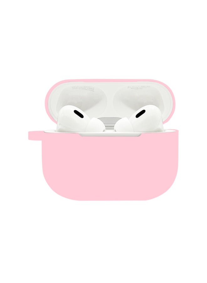 Generic - Suitable For Airpods Pro2 Protective Case Silicone Case Airpods4 Apple Wireless Bluetooth Headset Case-Color:Sakura Powder (with Hanging Ears 1.2mm)-Applicable Models:Airpods 1/2 Pearlescent Bag Packaging - Image 1