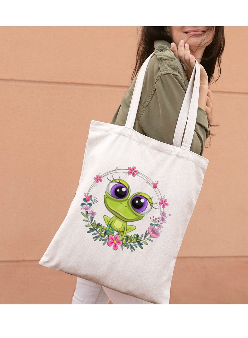 MADASOUQ Tote Bag + Makeup Bag With Trendy Design  - Image 1