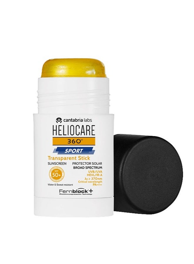 هيليوكير 360º سبورت عصا شفافة بعامل حماية من الشمس 50+ 25 جم - Image 1