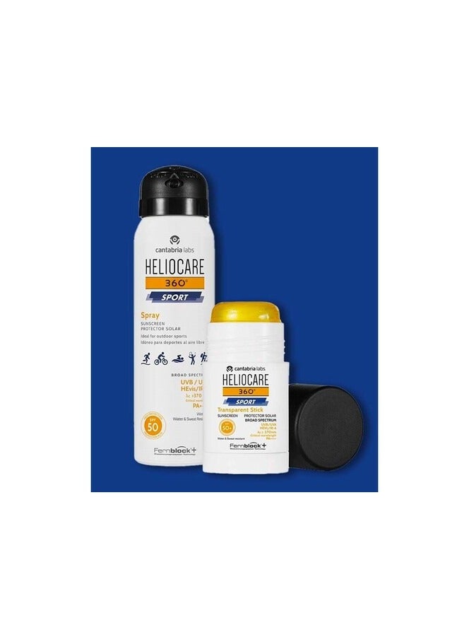 هيليوكير 360º سبورت عصا شفافة بعامل حماية من الشمس 50+ 25 جم - Image 2