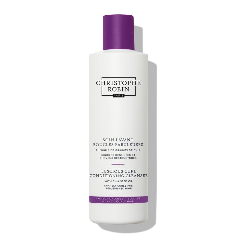 Christophe Robin Luscious Curl Conditioning Cleanser with Chia seed oil 75ml