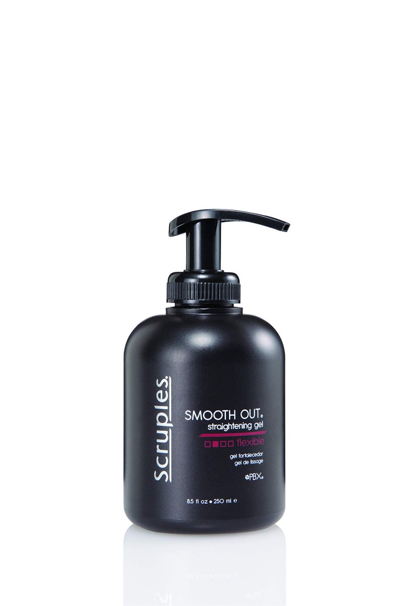 Scruples Smooth Out Hair Straightening & Styling Gel - Shine Enhancing & Frizz Control Solution for Women and Men with All Hair Types (8.5 oz) - Image 1
