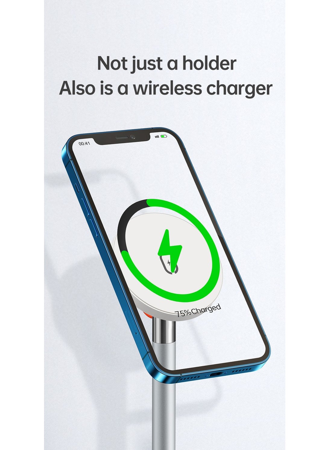 Mcdodo - 2in1 15W Magsafe iPhone Compatible Air Pods Wireless Charging Stand White CH-7340 - Image 1