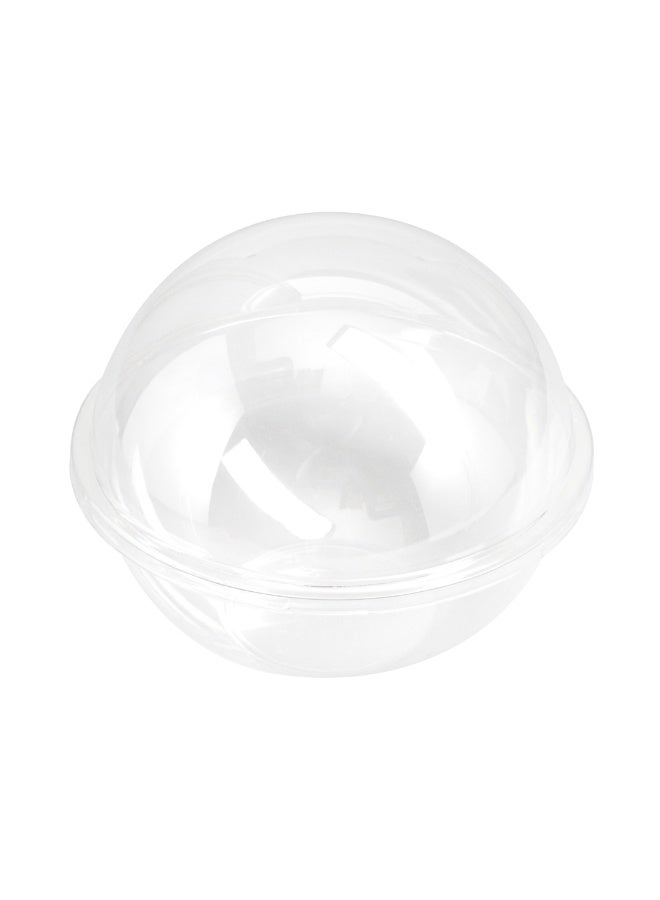 Restaurantware Thermo Tek 28 Ounce Salad Containers With Lids, 500 Sphere To Go Bowls With Lids - Airtight Dome Lids, Lightweight, Clear Plastic Disposable Salad Bowls With Lids, Keep Food Fresh,  - Image 1