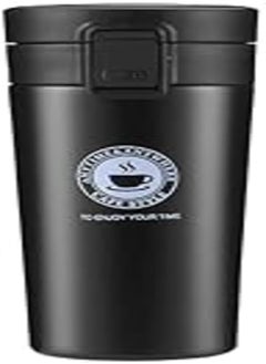 Fresh Entweg - Stainless Steel Vacuum Insulated Water Bottle,380ml Stainless Steel Insulated Travel Coffee Mug Double Wall Vacuum Insulated Tumbler Water Bottle Flip Cap for 1-Hand Operation 
