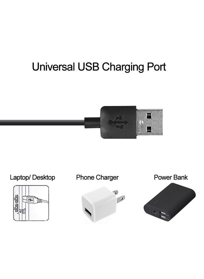 NIBEMINENT Smart Watch Charging Cable For Lg Urbane 2Nd Edition W200 With Usb Interface 1-Meter Black - Image 3