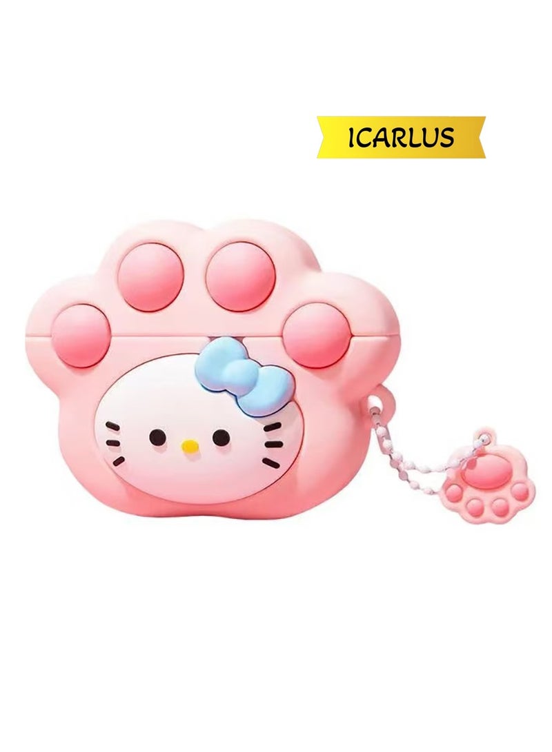 For AirPods 3 Case 3D Cartoon Cute Silicone Earbuds Cover - Cat Claws - Image 1