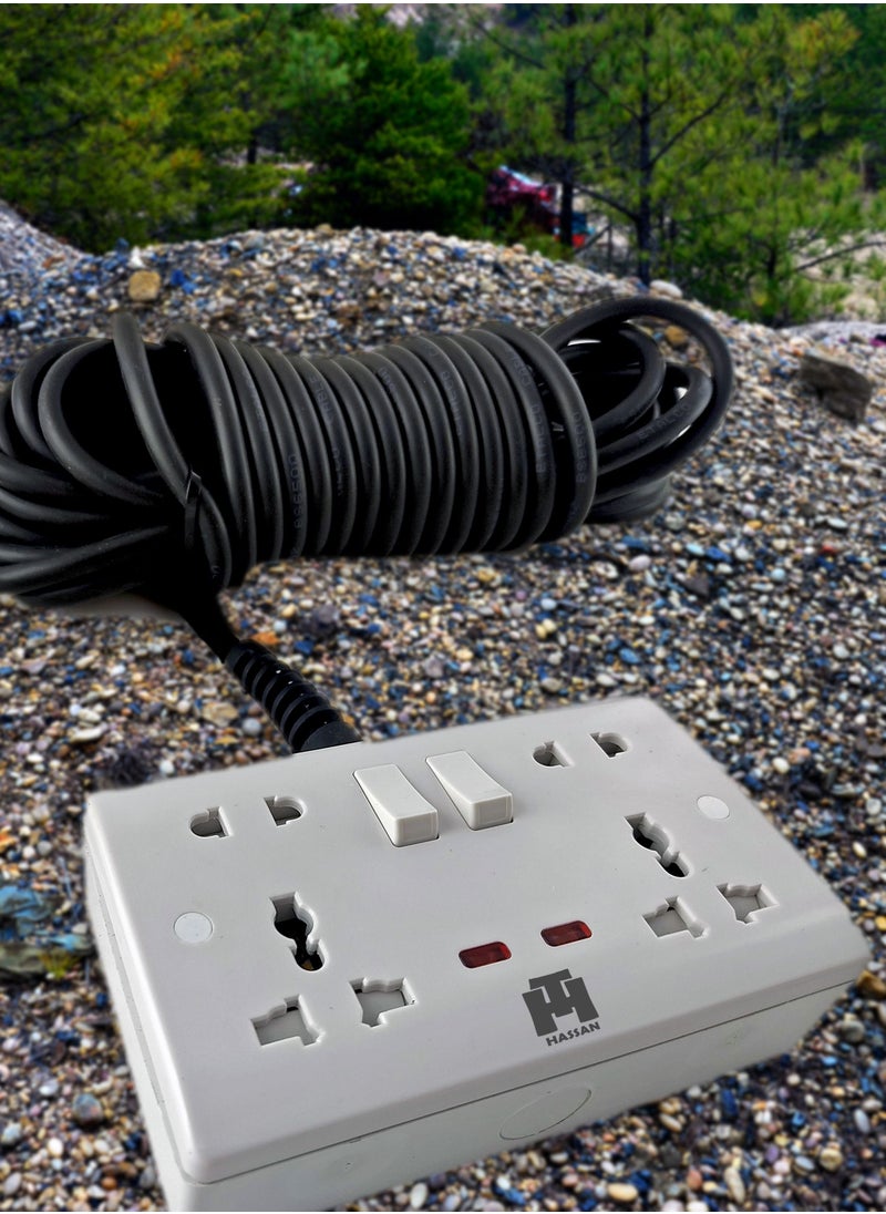 Hassan Universal extension socket for heavy duty power supply  - Image 4
