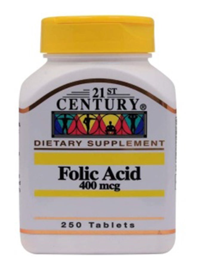 21st Century Folic Acid 400 Mcg Tabs 250 S