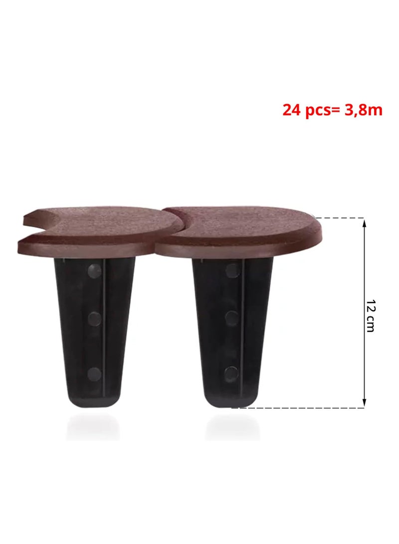 Prosperplast Plaska Stone Palisade Brown 3.8 Meter - Image 4