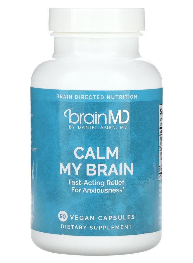 BRAINMD هدئ عقلي 90 كبسولة نباتية