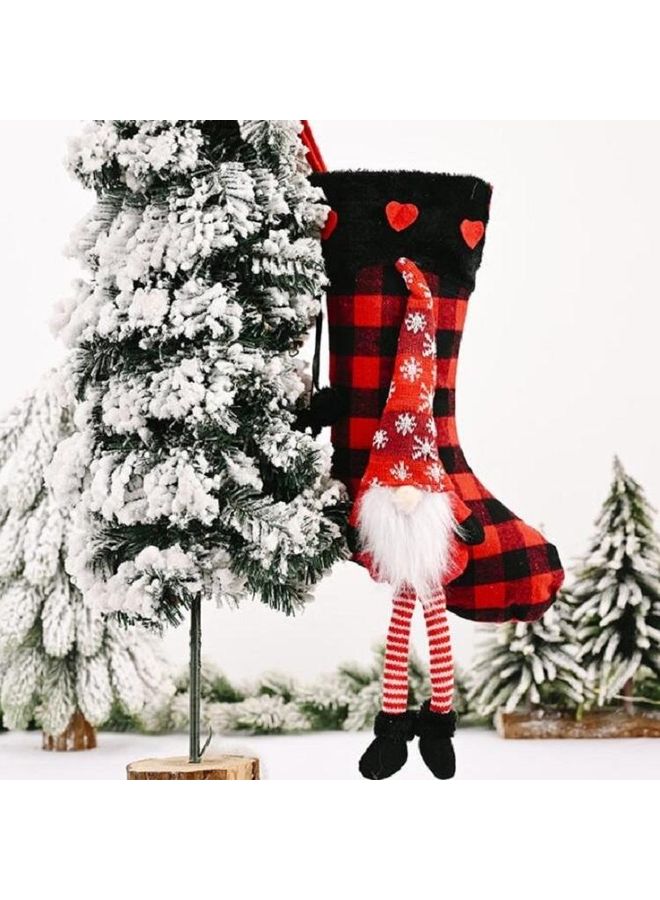 Generic Socks Shape  Decorative Gift Bag Multicolour - Image 2