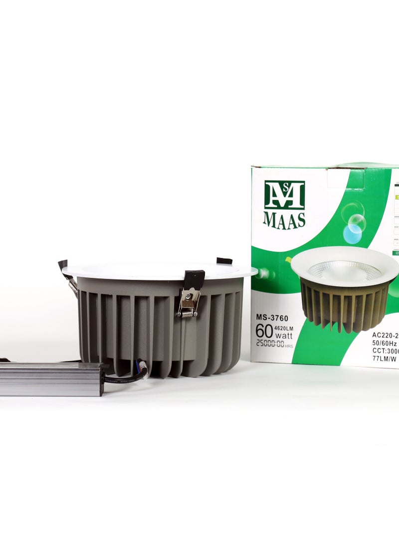 ماس مصباح إضاءة داخلية بقوة 60 واط  لون أصفر - Image 1