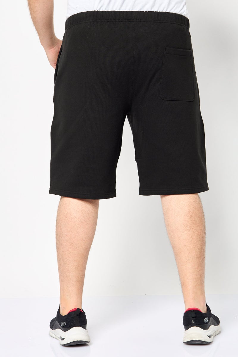 Kenzo Men Embroidered Basic Shorts, Black - Image 2
