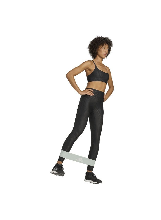 Adidas Optime Aop Black Training Tights For Women XS  - Image 4
