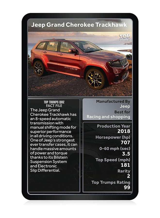 Winning Moves Toptrumps 4X4 Ultimate Collection Card - Image 5