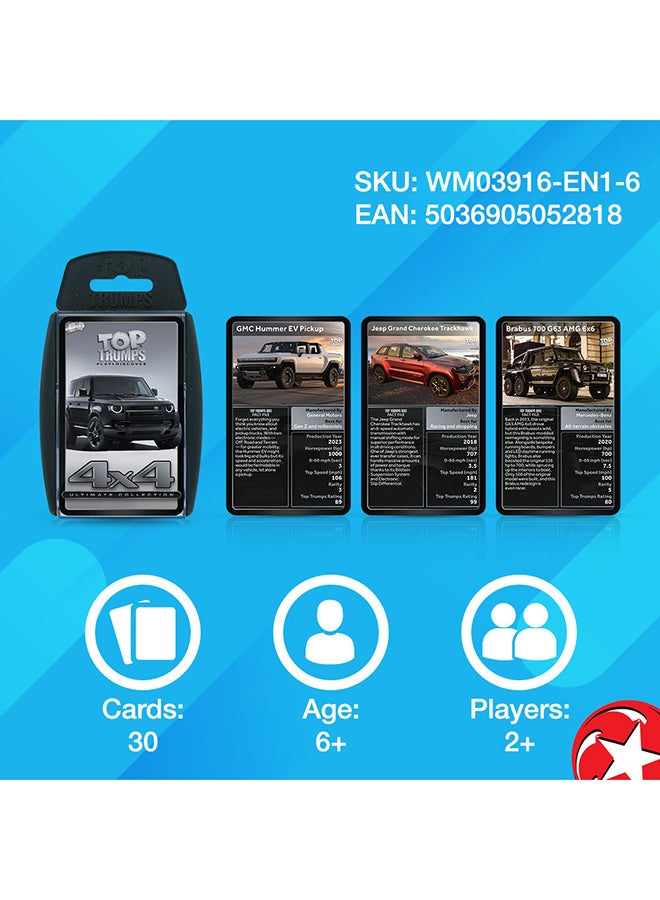 Winning Moves Toptrumps 4X4 Ultimate Collection Card - Image 3