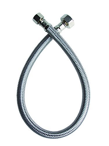 Fluidmaster B1F20 Faucet Connector, Braided Stainless Steel - 3/8 Female Compression Thread x 1/2 F.I.P. Thread, 20-Inch Length - Image 2