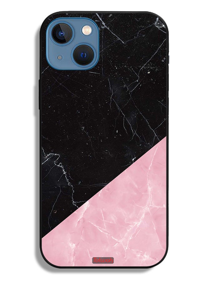 Tolwak Apple iPhone 13 Protective Case Marble Pattern - Image 2