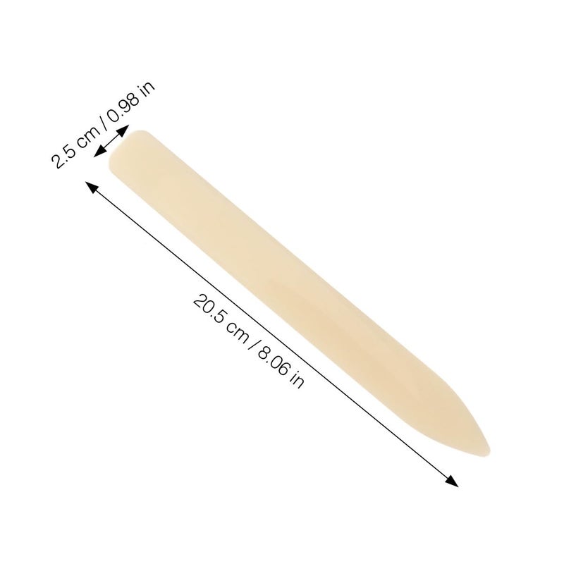 Complete Bookbinding Tools Set with Bone Folder Waxed Linen Thread Wood Handle Awl - Image 3