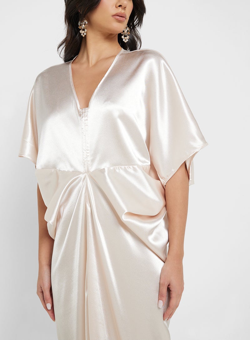 فيرو مودا فستان ساتان بتصميم توليب - Image 3