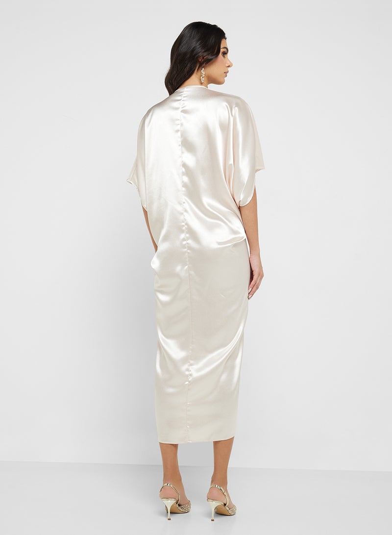 فيرو مودا فستان ساتان بتصميم توليب - Image 2