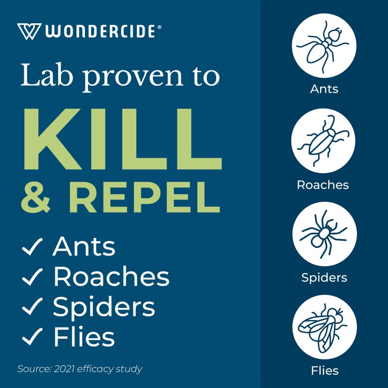 Wondercide - Indoor Pest Control Spray for Home and Kitchen - Ant, Roach, Spider, Fly, Flea, Bug Killer and Insect Repellent - with Natural Essential Oils - Pet and Family Safe â€” Peppermint 16 oz - Image 2