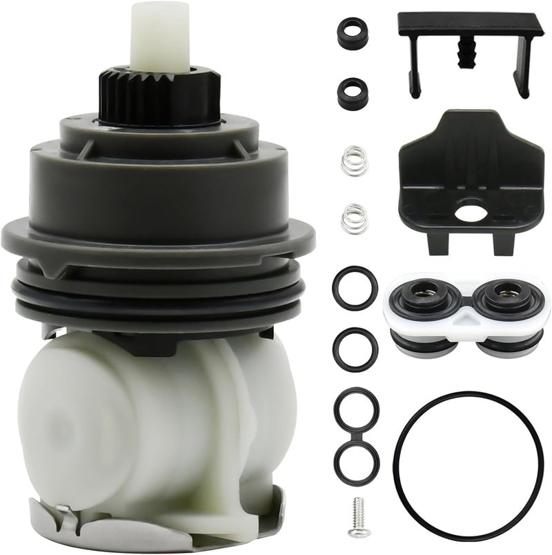 Ahenbal RP46463 Shower Cartridge for Delta Monitor 17 Series, Dual Function Bath Tub and Shower Faucet Valve, Includes RP46073 Seat and Spring Adapter(2006–Present) - Image 1