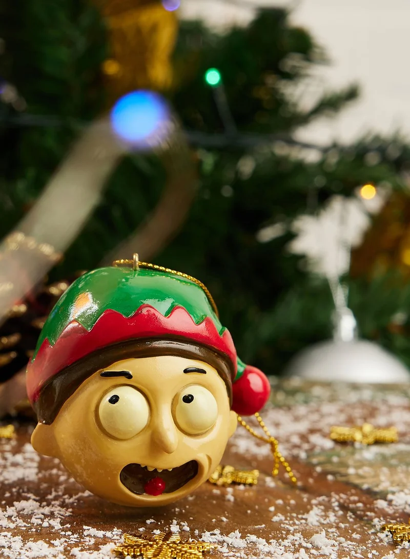 Typo Rick & Morty Christmas Ornament