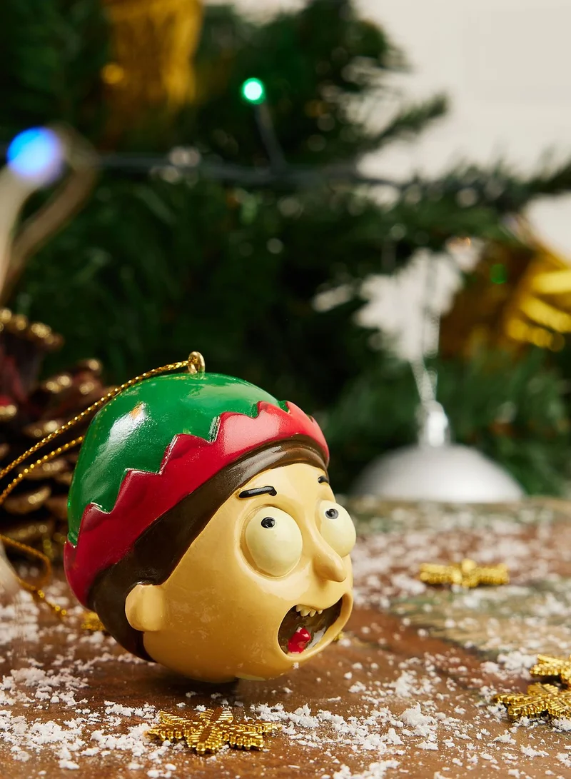 Typo Rick & Morty Christmas Ornament