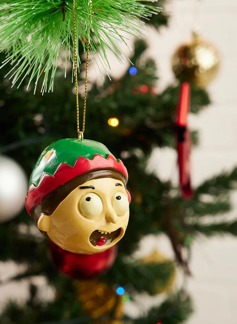 Typo Rick & Morty Christmas Ornament