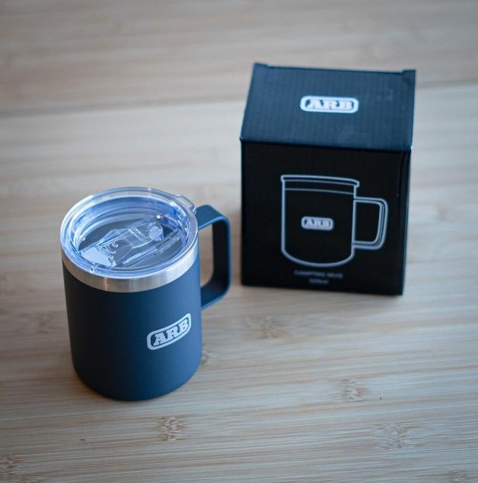 ARB Camper Mug with Anti-Spill Lid 320ml – 2170194, Double Wall 304 Stainless Steel Coffee Mug for Camping, Travel, Off Road, 4x4, Overlanding & Outdoor Use, Charcoal - Image 4