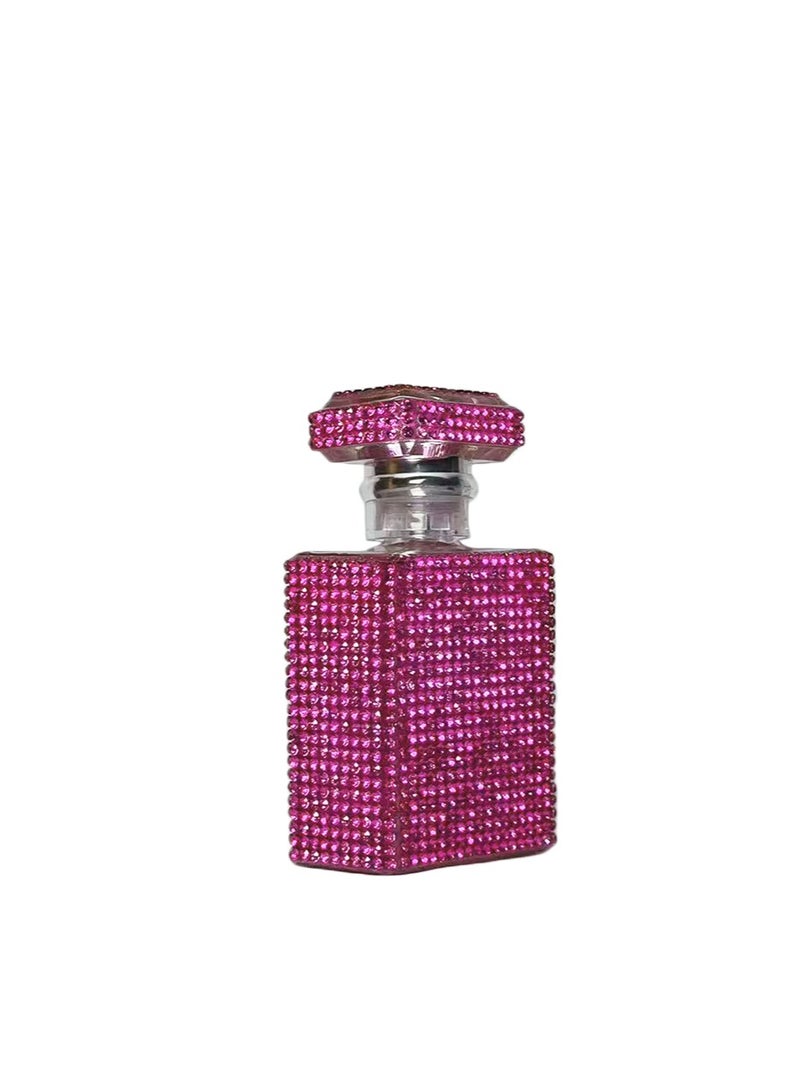 Elegant 30 ml Pink Crystal Refillable Perfume Atomizer – Leak‑Proof Diamond Glass Spray Bottle for Travel, Gifts & Home Fragrance - Image 3